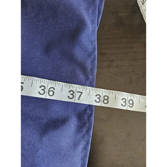 Women's Colorblock Babydoll Dress Red White Navy Tiered Ruffle Hem Boho Summer M - Picture 5 of 6